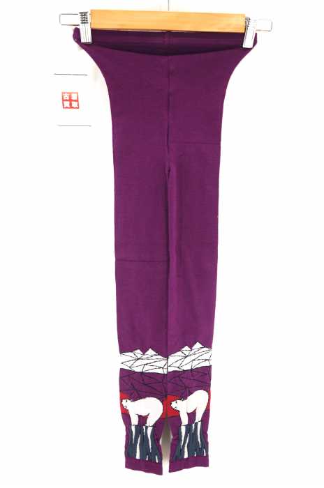 me ISSEY MIYAKE（ミー イッセイミヤケ） POLAR BEAR SPATS  クマ柄スパッツ レディース パンツ