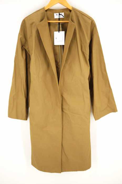 BLACK by moussy（ブラックバイマウジー） no collar plain trench レディース アウター