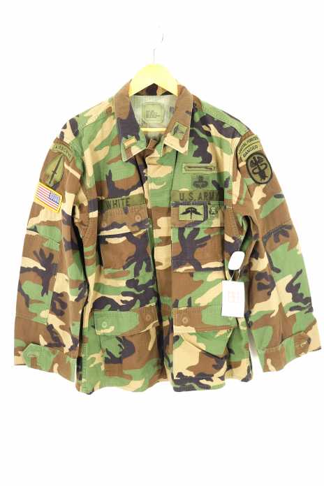 USED古着  （ユーズドフルギ） spo100-95-d ウッドランドカモ柄 B.D.U ジャケット メンズ アウター