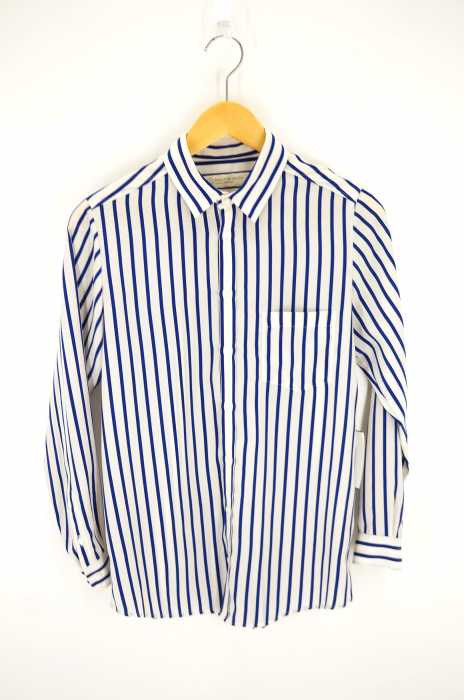 BEAUTY & YOUTH UNITED ARROWS (ビューティーアンドユースユナイテッドアローズ) ストライプポリエステルシャツ レディース トップス