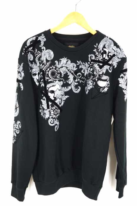 ZARA（ザラ） フロッキープリントスウェット メンズ トップス