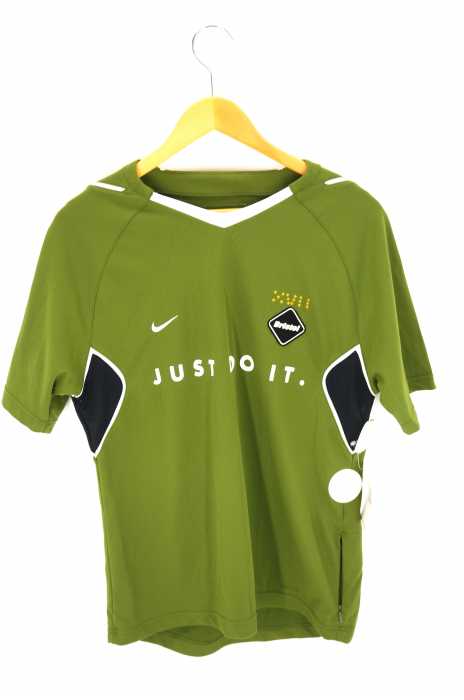 F.C.Real Bristol F.C.R.B. × NIKE （ナイキ エフシーリアルブリストル） JUSTDOITサイドジップ半袖Tシャツ メンズ トップス