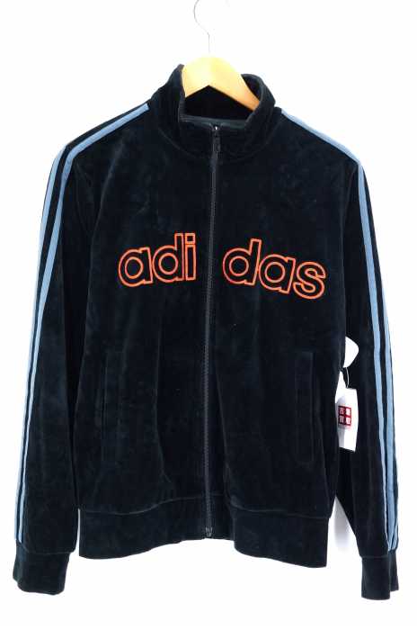 adidas （アディダス） ベロア地刺繍ジップジャケット メンズ トップス