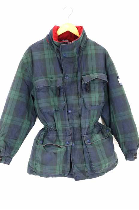 TOMMY HILFIGER （トミーヒルフィガー） 90s チェック柄ダウンジャケット メンズ アウター