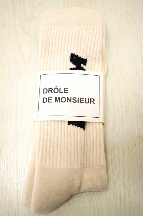 DROLE DE MONSIEUR （ドロールドムッシュ） DDMLogosocks メンズ ファッション雑貨