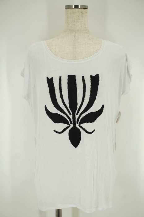 by malene birger() ノースリーブプリントTシャツ レディース トップス