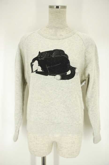 maison kitsune （メゾン キツネ） プリントスウェット レディース トップス