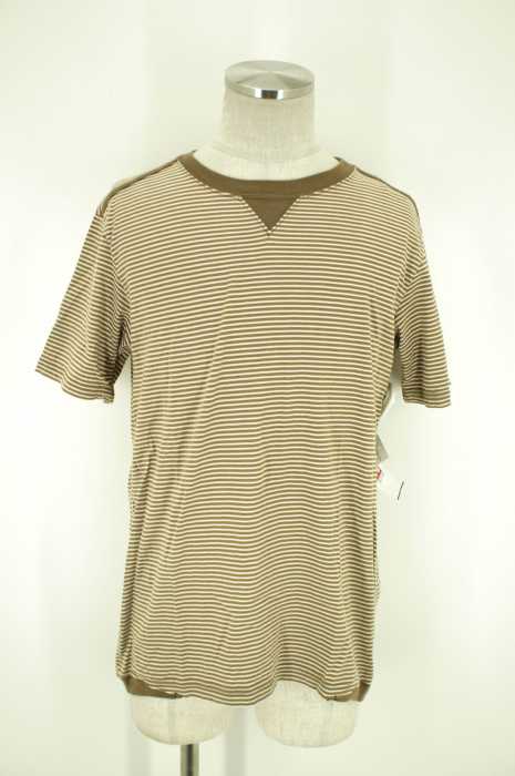 TAKAHIRO MIYASHITA The SoloIst. (タカヒロミヤシタザソロイスト) 16SS「crew neck s/s tee」ボーダーTシャツ メンズ トップス