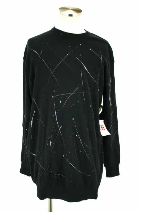 ZARA MAN （ザラマン） ペンキデザインニットセーター メンズ トップス