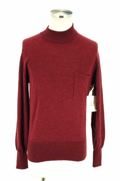 JOHN SMEDLEY （ジョンスメドレー） モックネック ハイゲージ ニットセーター メンズ トップス