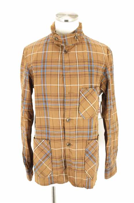WOOLRICH WOOLEN MILLS  （ウールリッチウーレンミルズ） USA製　チェック柄シャツジャケット メンズ トップス