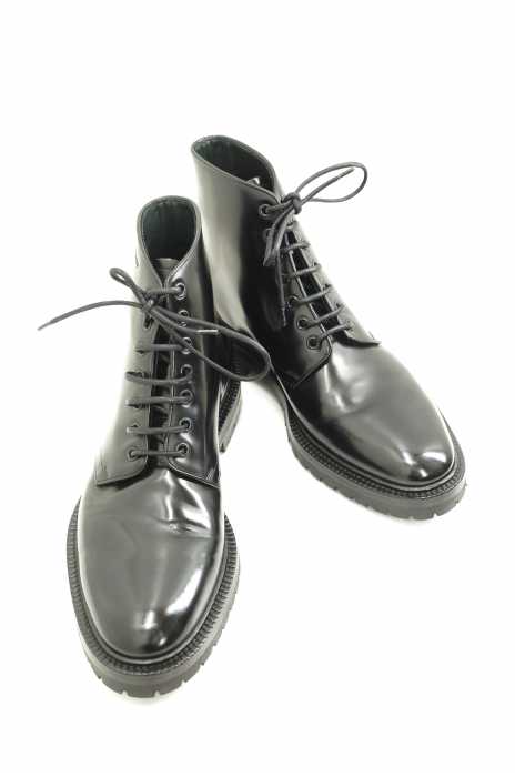 BURBERRY (バーバリー) LEWINGTON BTS カーフレザーレースアップブーツ メンズ シューズ