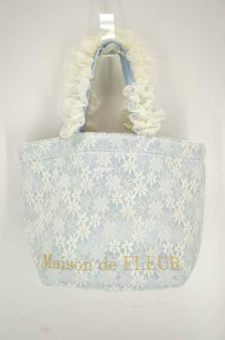 Maison de Reefur　 （メゾンドリーファー） フラワーレースフリルハンドルトートバッグ レディース バッグ