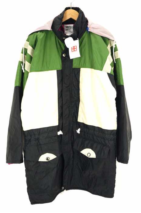 USED古着  （ユーズドフルギ） リブ付マルチカラーコート メンズ アウター