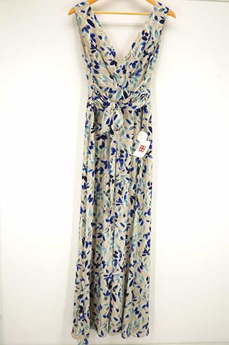 BCBG MAXAZRIA(ビーシービージーマックスアズリア) バックジップ総柄ワンピース レディース ワンピース