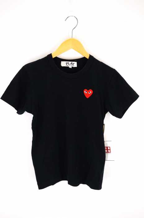 PLAY COMME des GARCONS （プレイコムデギャルソン） AD2010  ハート刺繍半袖Tシャツ レディース トップス
