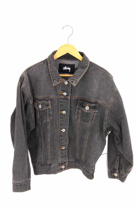 STUSSY （ステューシー） クロップドビックデニムジャケット レディース アウター