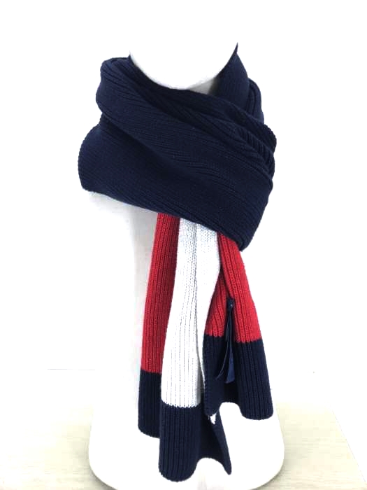 TOMMY HILFIGER（トミーヒルフィガー） リブ編みマフラー メンズ ファッション雑貨