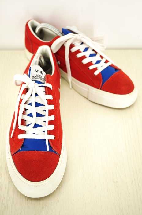 BEDWIN&THE HEARTBREAKERS （ベドウィンアンドザハートブレイカーズ） 12SS OG SNEAKER RUBBERSOLE バイカラースニーカー メンズ シューズ