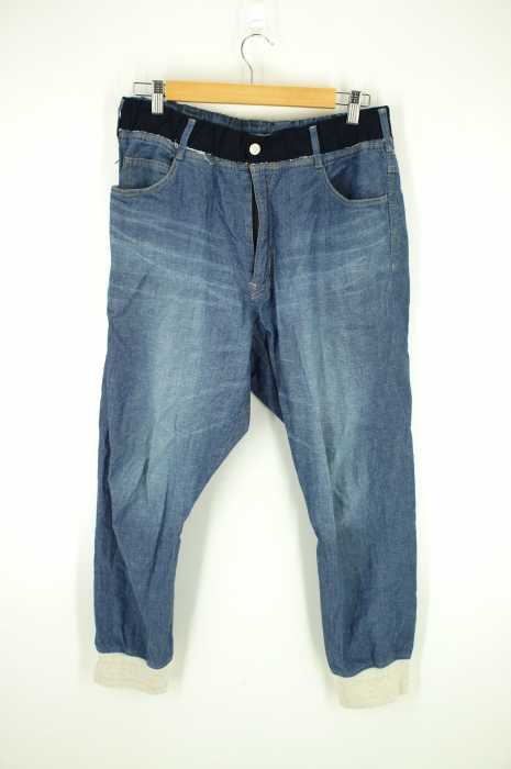 08sircus （ゼロエイトサーカス） 13SS selvedge dungaree×taftah rib pants メンズ パンツ