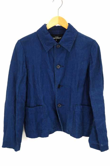 tricot COMME des GARCONS (トリココムデギャルソン) インディゴ染シャツジャケット レディース アウター