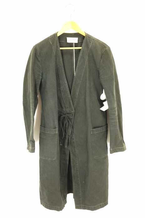 Maison Martin Margiela （メゾンマルタンマルジェラ） 6 99SS 裏ボタンコットンノーカラーコート レディース アウター
