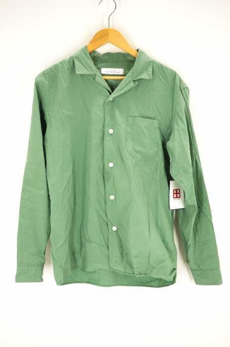 UNITED ARROWS green label relaxing (ユナイテッドアローズグリーンレーベルリラクシング) CM コットンシルク オープンカラー LS シャツ メンズ トップス