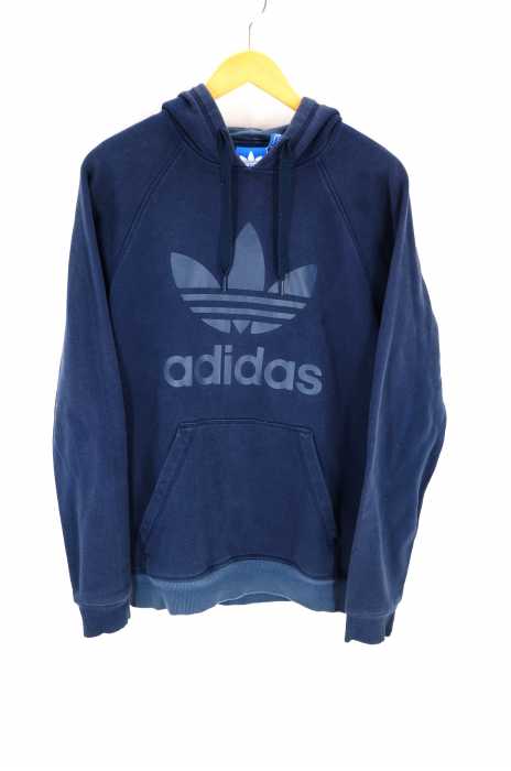 adidas （アディダス） トレフォイルプリントプルオーバーパーカー メンズ トップス