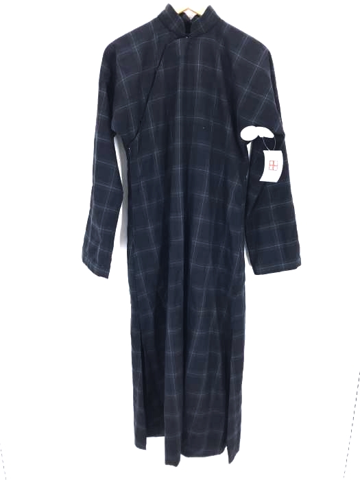 JUNYA WATANABE COMME des GARCONS（ジュンヤワタナベコムデギャルソン） AD1997 タータンチェックチャイナワンピース レディース ワンピース
