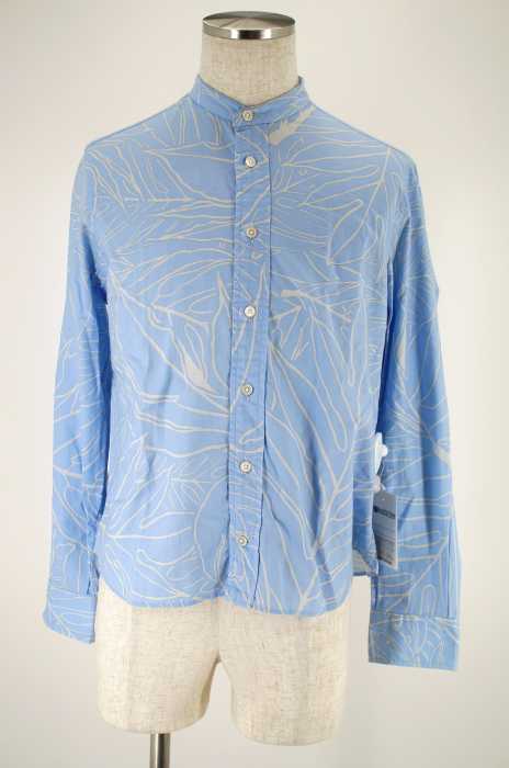 FOREST CLOUD × WILD LIFE TAILOR （ フォレストクラウド × ワイルドライフテイラー ） 総柄スタンドカラーシャツ メンズ トップス