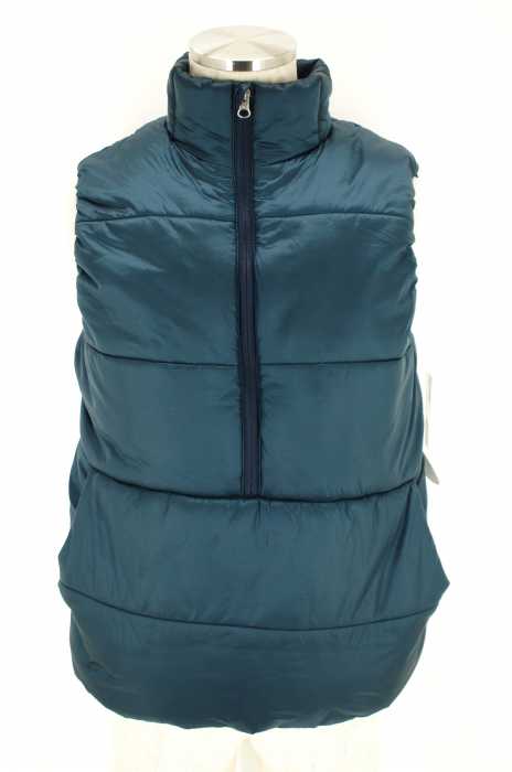 METAPHORE × 02DERIV （メタファー × ツーディライヴ） SUPERTRAMP PUFF VEST/PERTEXQ ハーフジップ中綿ベスト メンズ アウター