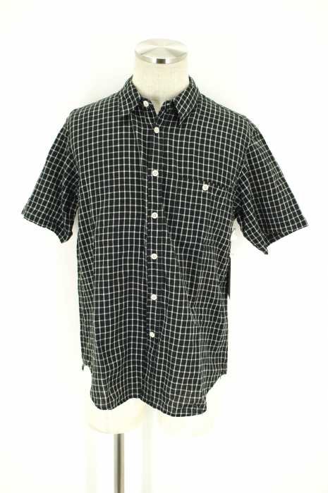 MHL. （エムエイチエル） 半袖チェックシャツ メンズ トップス