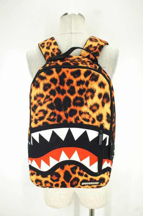 SPRAYGROUND () レオパードシャークバックパック メンズ バッグ