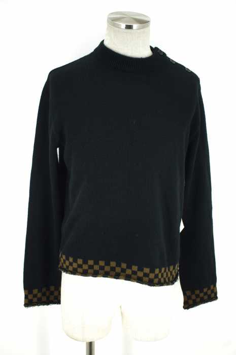 COMME des GARCONS SHIRT （コムデギャルソンシャツ） アクリル混コットンニットプルオーバー メンズ トップス