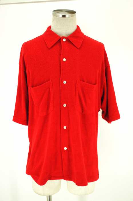 KAIKO(カイコー) 17SS「OPEN COLLAR H/S SHIRT PILE」パイル開衿シャツ メンズ トップス