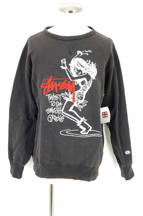 STUSSY ×Champion （ステューシー×チャンピオン） フロントデザインスウェット メンズ トップス