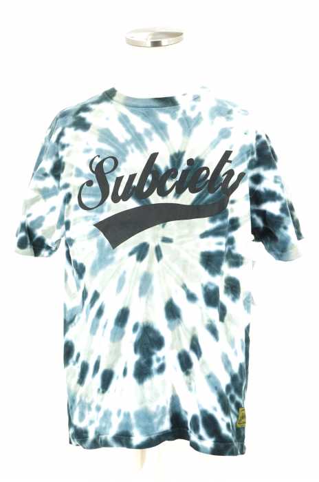 Subciety (サブサエティ) タイダイ染めロゴTシャツ メンズ トップス