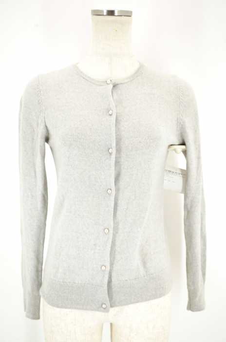 UNITED ARROWS green label relaxing （ユナイテッドアローズグリーンレーベルリラクシング） パールボタンウールカーディガン レディース トップス