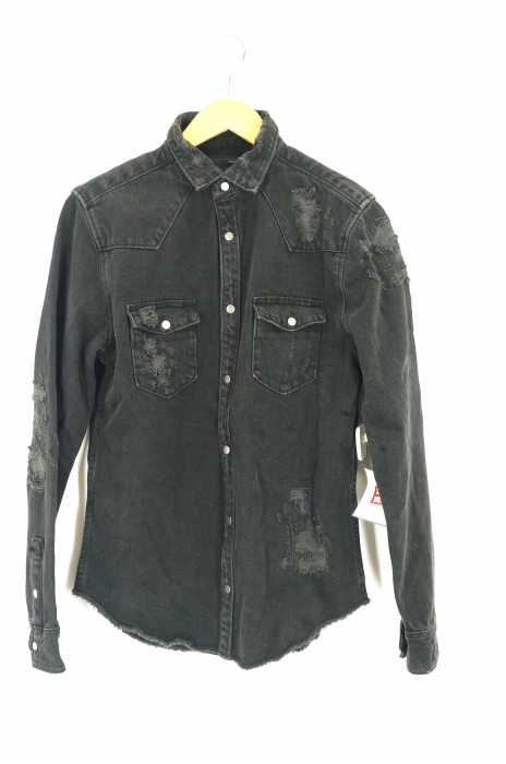 Zara Man ザラマン ダメージ加工デニムシャツ メンズ トップス ブランド古着買取販売バズストア