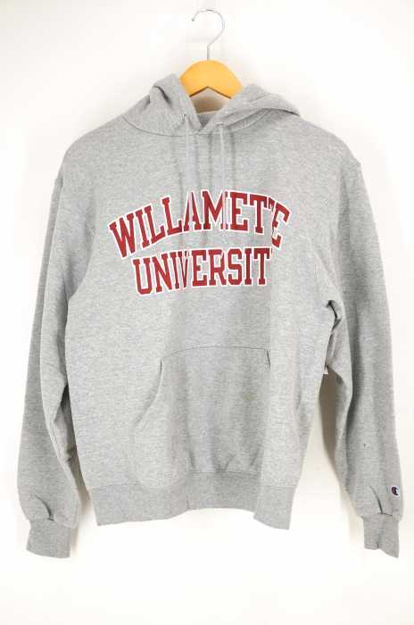 Champion （チャンピオン） ECO FLEECE カレッジプリントプルオーバーパーカー メンズ トップス