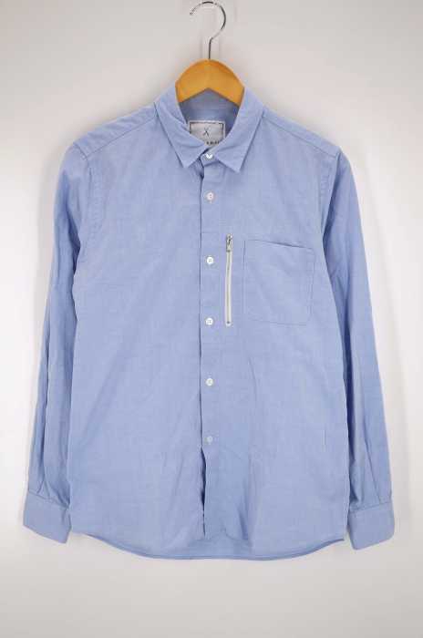 BLACK&BLUE（ブラックアンドブルー） OX ZIPシャツ オックスフォード メンズ トップス