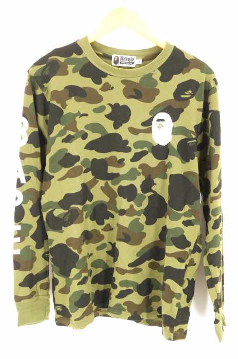 A BATHING APE （アベイシングエイプ） カモ柄 ロングスリーブ メンズ トップス