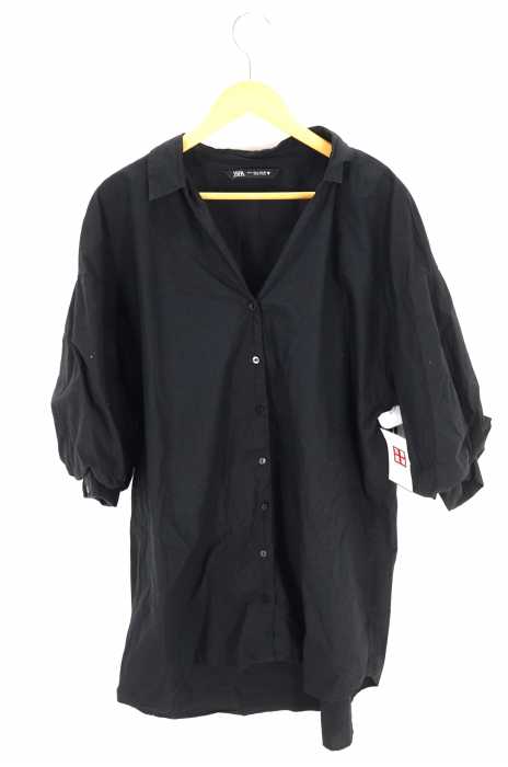 ZARA（ザラ） スキッパーチュニクシャツワンピース レディース ワンピース