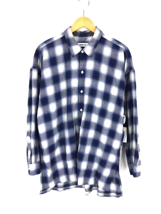 MONKEY TIME（モンキータイム） OMBRE CHECK LONG SHIRT メンズ トップス