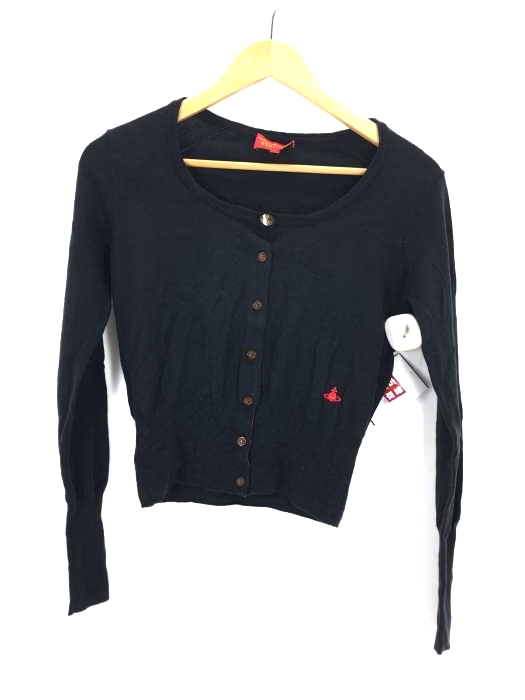 Vivienne Westwood RED LABEL（ヴィヴィアンウエストウッドレッドレーベル） シンプルロゴカーディガン レディース トップス