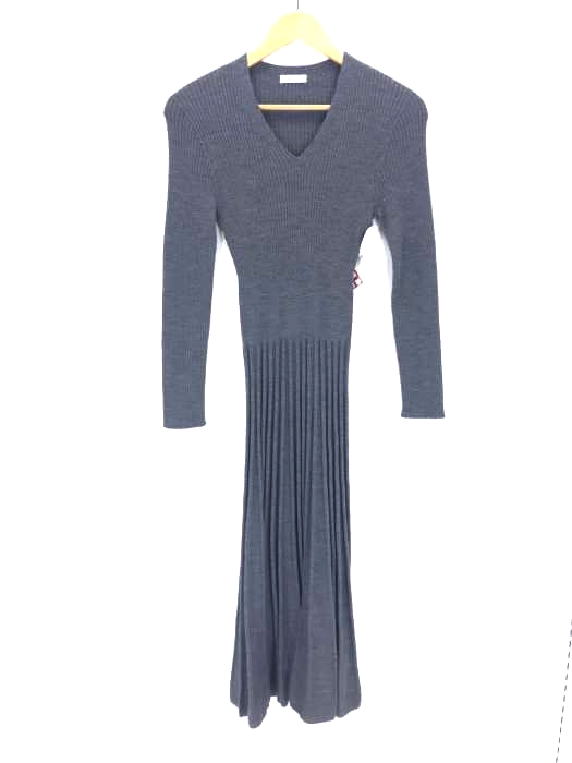 FRAY I.D(フレイアイディー) Fall Garment Rib Flare Dress レディース ワンピース