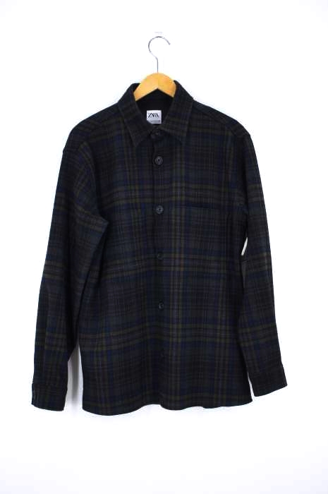 ZARA(ザラ) RELAXED FIT チェックシャツ メンズ トップス