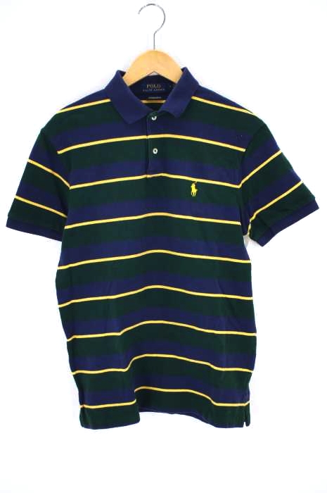 POLO RALPH LAUREN（ポロラルフローレン） スモールポ二ー刺繍 ボーダーポロシャツ メンズ トップス