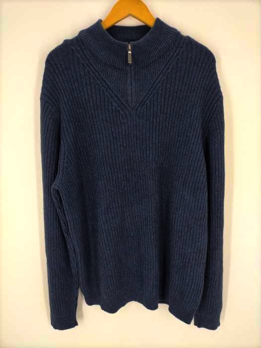 Eddie Bauer（エディーバウアー） 1/3ジップコットンニット メンズ トップス