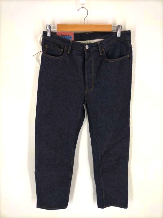 Acne Studios Blå Konst（アクネストゥディオズブロコンスト） Log indigo ボタンフライデニム メンズ パンツ